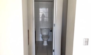 Departamento con Terraza, metro Sta Lucía.