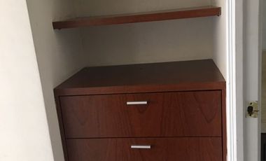 Departamento con Terraza, metro Sta Lucía.