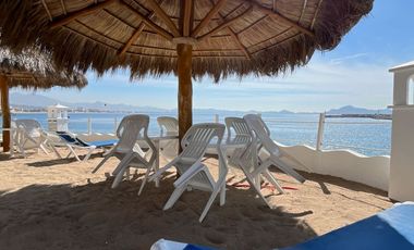 Estudio en renta frente al mar en Playa Sol con acceso directo a la playa