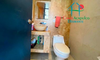 Departamento de playa con terraza y vista al mar