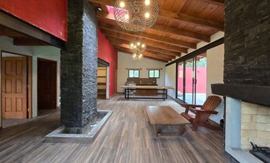 Renta de casa con lago en acatitlán