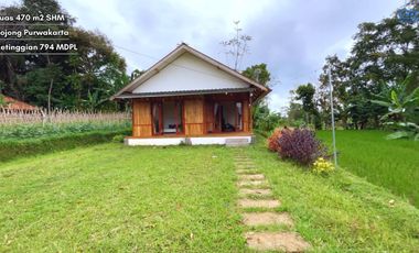 Rumah Villa + Isinya View Bagus Udara Dingin di Bojong Purwakarta