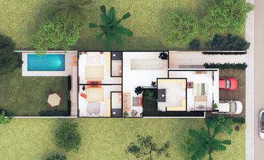 Preventa - Casa en Fluvial Vallarta - 4 recamaras  - 4 baños –  343m2