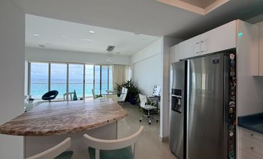 SE RENTA DEPARTAMENTO AMUEBLADO VISTA PANORAMICA AL MAR CARIBE LAHIA