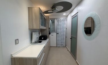 SE RENTA DEPARTAMENTO AMUEBLADO VISTA PANORAMICA AL MAR CARIBE LAHIA