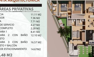 DEPARTAMENTO EN VENTA, FRACC LAS AGUILAS, 3 RECS, TUXTLA GUTIERREZ, CHIAPAS