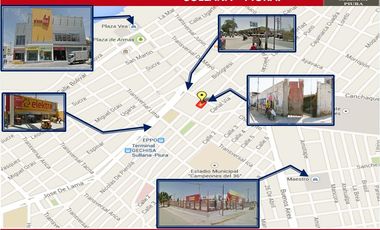 Se Vende Terreno Comercial - Cercado - Sullana - Piura.
