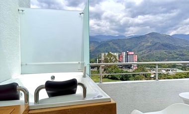PENTHOUSE AMOBLADO ARMENIA EN ALQUILER CON JACUZZY PRIVADO