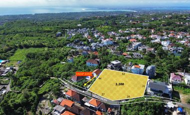 Dijual tanah unblock view laut lepas  Lokasi uluwatu - Bali