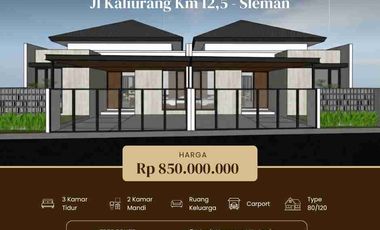Rumah Baru Jalan Kaliurang, Dekat Kampus UII Jogja