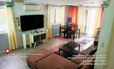 3 Bedroom Fully Furnished House with Pool for Rent at Timog Residences Angeles City Pampanga