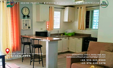 3 Bedroom Fully Furnished House with Pool for Rent at Timog Residences Angeles City Pampanga