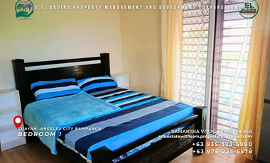3 Bedroom Fully Furnished House with Pool for Rent at Timog Residences Angeles City Pampanga
