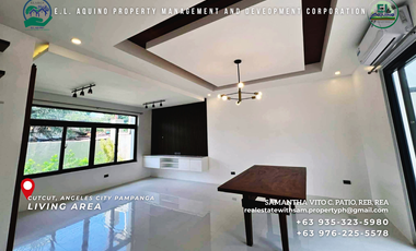 4 Bedroom Fully Furnished 2-Storey House with Pool for Rent in Cutcut Angeles City Pampanga