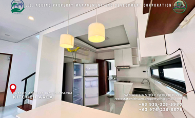 4 Bedroom Fully Furnished 2-Storey House with Pool for Rent in Cutcut Angeles City Pampanga