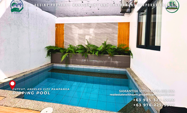 4 Bedroom Fully Furnished 2-Storey House with Pool for Rent in Cutcut Angeles City Pampanga