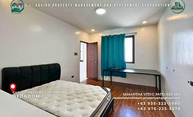 4 Bedroom Fully Furnished 2-Storey House with Pool for Rent in Cutcut Angeles City Pampanga