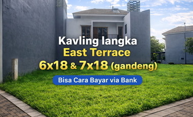 Kavling Langka  East Terrace Metland Cyber 6X18 – bisa Bangun 3 Lantai, Lokasi Premium Sebelah Glc