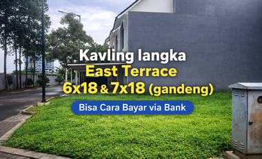 Kavling Langka  East Terrace Metland Cyber 6X18 – bisa Bangun 3 Lantai, Lokasi Premium Sebelah Glc