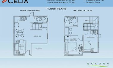 For Sale - House and Lot (Celia Model) For Sale at Soluna Village, Molino Boulevard, Bacoor