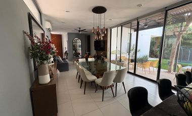 Casa de 4 recámaras en las Fincas Cholul