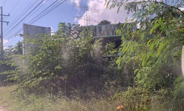 Terreno Comercial con construcción en renta