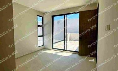 Casa Premium en Renta, Recámara PB, Privada, amenidades, Temozon norte, Mérida Yucatán