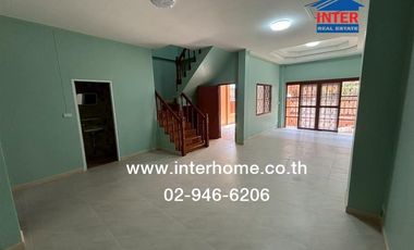 Two-story townhouse, 18 sq.wa., Warunporn Village, Rangsit-Khlong 2, Soi Rangsit-Nakhon Nayok 54 (Soi Warunporn 5), Rangsit-Nakhon Nayok Road, Rangsit