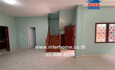 Two-story townhouse, 18 sq.wa., Warunporn Village, Rangsit-Khlong 2, Soi Rangsit-Nakhon Nayok 54 (Soi Warunporn 5), Rangsit-Nakhon Nayok Road, Rangsit
