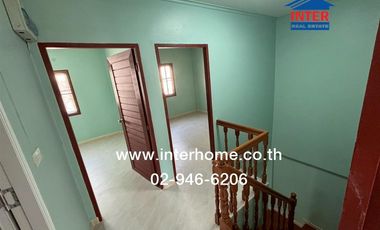 Two-story townhouse, 18 sq.wa., Warunporn Village, Rangsit-Khlong 2, Soi Rangsit-Nakhon Nayok 54 (Soi Warunporn 5), Rangsit-Nakhon Nayok Road, Rangsit
