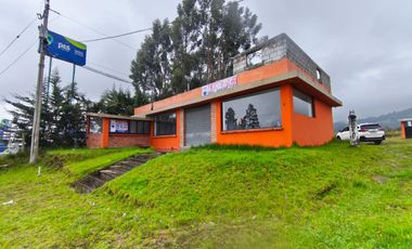 Terreno comercial en vía al Parque Nacional Cotopaxi – 2.546 m2