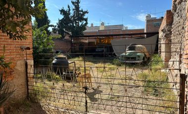 VENTA DE TERRENO CON CONSTRUCCION BARRIO DE GUADALUPE CENTRO DE AGS