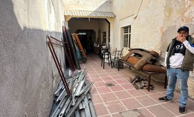 VENTA DE TERRENO CON CONSTRUCCION BARRIO DE GUADALUPE CENTRO DE AGS