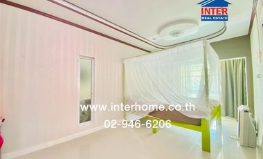 Two-story detached house, 110 sq.wah, Porthisan 6 Village, Rangsit-Khlong 7, near Do Home Rangsit, Rangsit-Nakhon Nayok Road, Nong Suea, Pathum Thani.