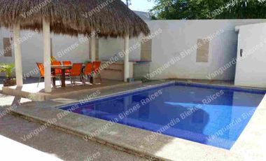 Casa amueblada en renta con recamara en planta baja. En Bucerías, Bahía de Banderas Nayarit. Cerca de la Mega Soriana