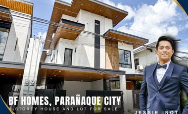 Elegant Brand New 3-Storey Semi Furnished House & Lot for Sale in BF Homes, Parañaque City