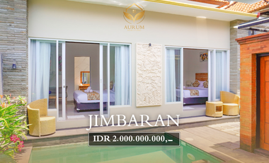 FOR SALE – Modern 2BR Private Villa Near GWK, Balangan & Jimbaran Beach