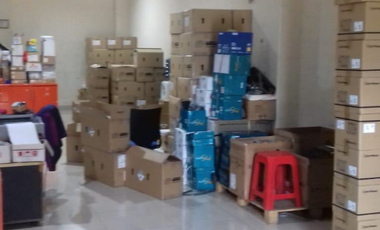 DIJUAL !!! GUDANG MANGGADUA Lt = 8x16 4 lantai Hadap Selatan