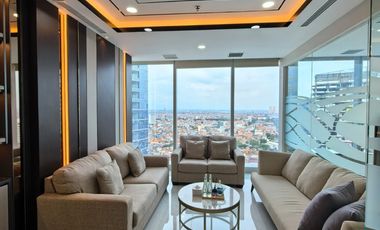 Office Pakuwon Tower Tunjungan Plaza 6 Full Furnish, 3 unit Jadi 1 luas 202m2 sudah strata title siap huni
