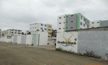 departamento frente al mar en venta en crucita