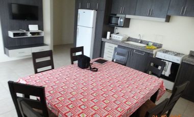 departamento frente al mar en venta en crucita