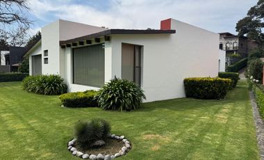 CASA EN RENTA EN CLUB DE GOLF LOS ENCINOS, LERMA, OCOYOACAC, SALIDA RAPIDA A SANTA FE