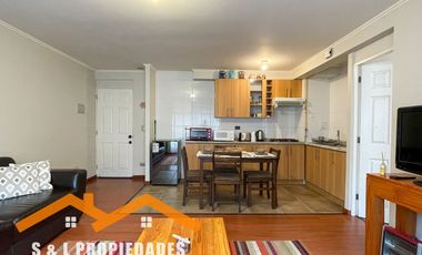 ARRIENDO DEPARTAMENTO AMOBLADO 1 DORMITORIO EN PARQUE DEL VALLE