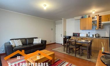 ARRIENDO DEPARTAMENTO AMOBLADO 1 DORMITORIO EN PARQUE DEL VALLE