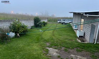 Venta de terreno con casa y galpón en Otavalo sector Rancho Chico