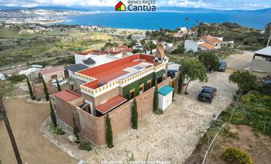 Casa en renta | Estilo Le Corbusier con vista al mar | Lomas de San Miguel, Ensenada