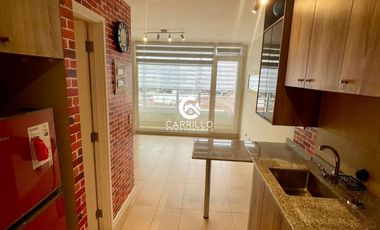 Arrendamos estudio semi amoblado