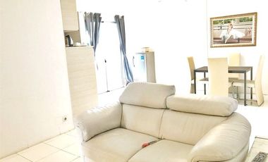 Hunian nyaman Dengan View Laut, Dijual Apartemen Mediterania Marina Ancol Residences 3BR Menjadi 2BR Furnished Interior Lengkap Siap Huni Pademangan