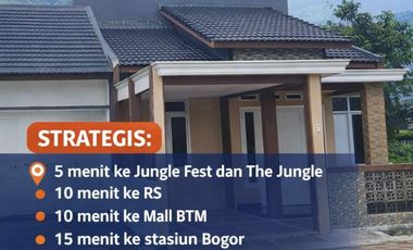 Rumah Cantik di Bogor Selatan View Gunung salak