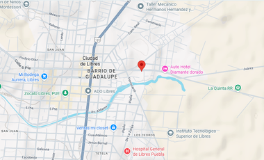 CASA DE 2 NIVELES CON BODEGA EN VENTA EN BARRIO DE GUADALUPE, CDAD. DE LIBRES, PUE. REMATE BANCARIO CON GRAN OPORTUNIDAD DE INVERSIÓN.